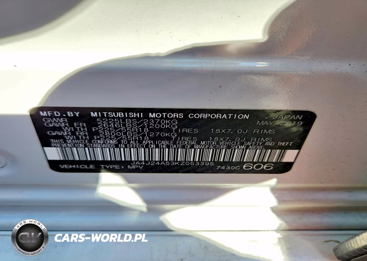 2019 Mitsubishi Outlander Sel VIN:JA4J24A53KZ053395 - 13