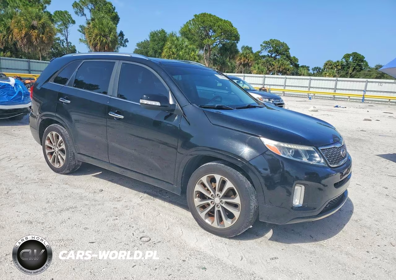 2014 Kia Sorento Sx VIN:5XYKW4A73EG517966 - 4