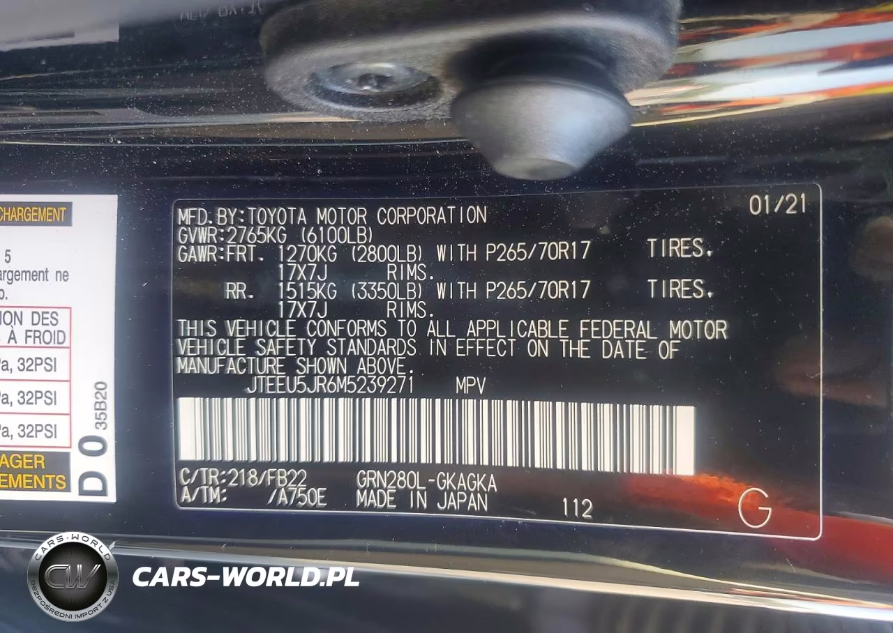2021 Toyota 4Runner Sr5 VIN:JTEEU5JR6M5239271 - 13