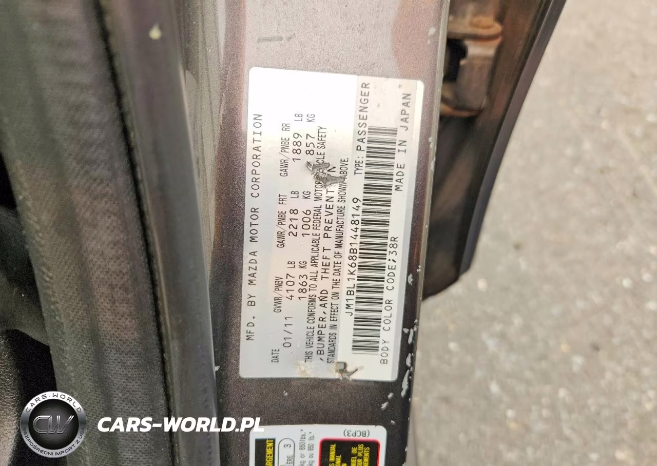 2011 Mazda 3 S VIN:JM1BL1K68B1448149 - 13