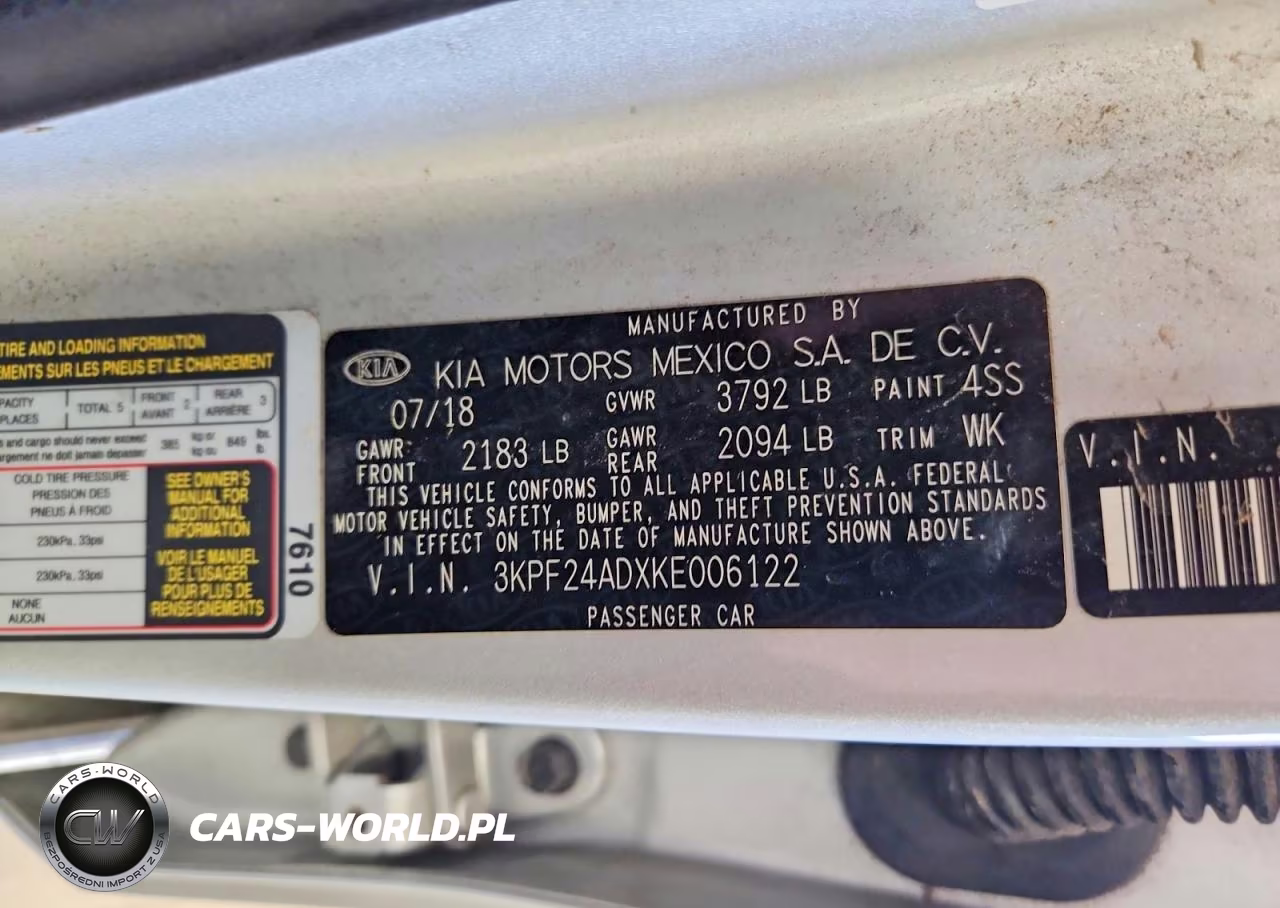 2019 Kia Forte Lxs VIN:3KPF24ADXKE006122 - 12