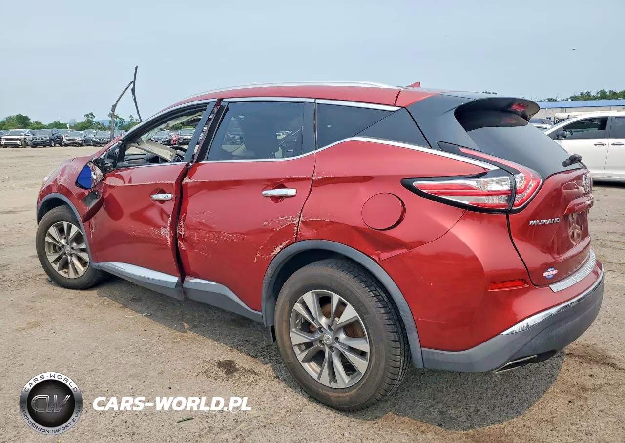 2015 Nissan Murano Sl VIN:5N1AZ2MH5FN217282 - 2