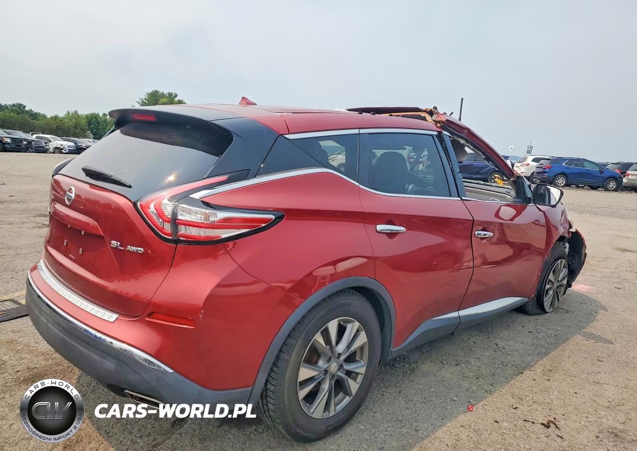 2015 Nissan Murano Sl VIN:5N1AZ2MH5FN217282 - 3