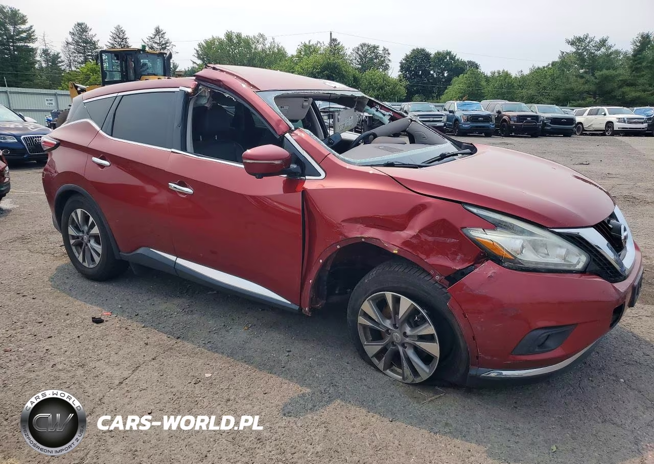 2015 Nissan Murano Sl VIN:5N1AZ2MH5FN217282 - 4