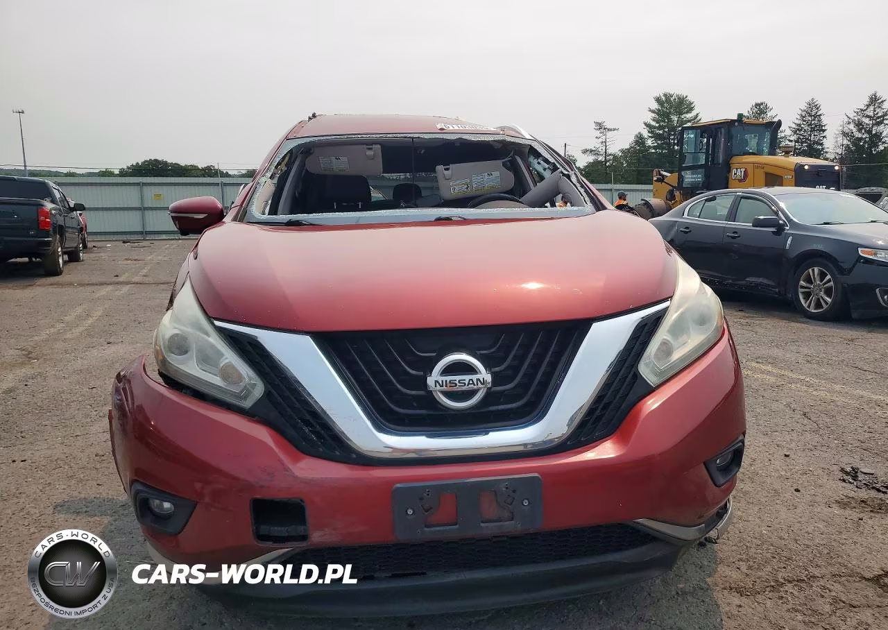 2015 Nissan Murano Sl VIN:5N1AZ2MH5FN217282 - 5