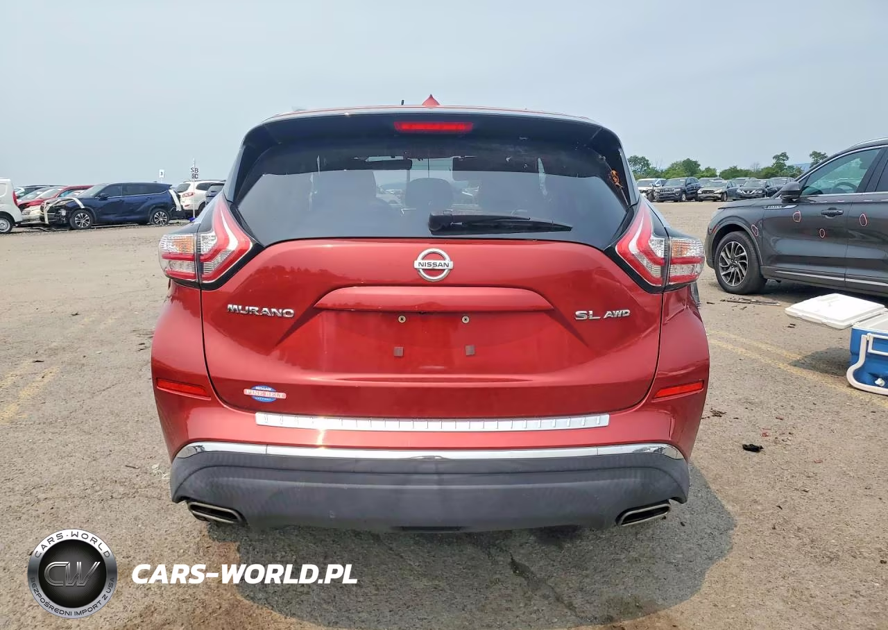 2015 Nissan Murano Sl VIN:5N1AZ2MH5FN217282 - 6