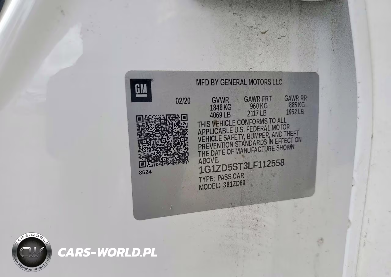 2020 Chevrolet Malibu Lt VIN:1G1ZD5ST3LF112558 - 12