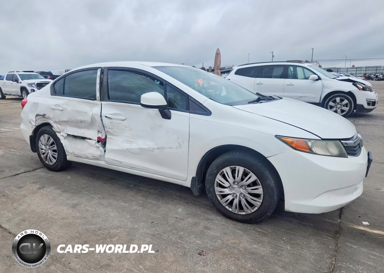2012 Honda Civic Lx VIN:2HGFB2F57CH317018 - 4