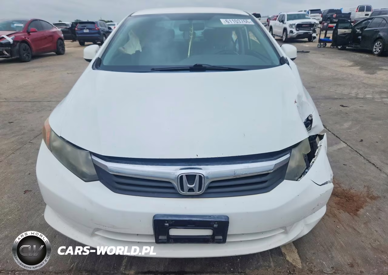 2012 Honda Civic Lx VIN:2HGFB2F57CH317018 - 5