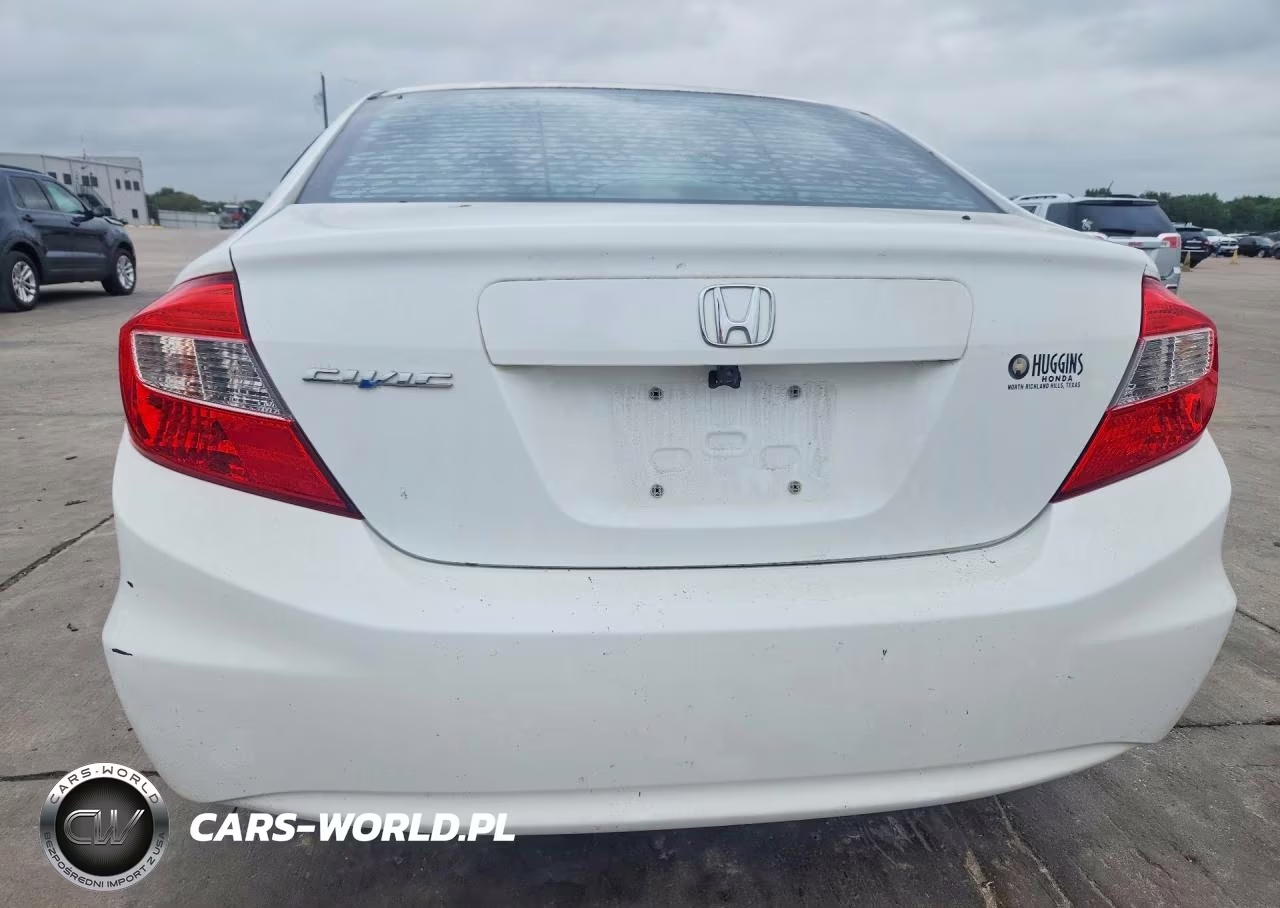 2012 Honda Civic Lx VIN:2HGFB2F57CH317018 - 6