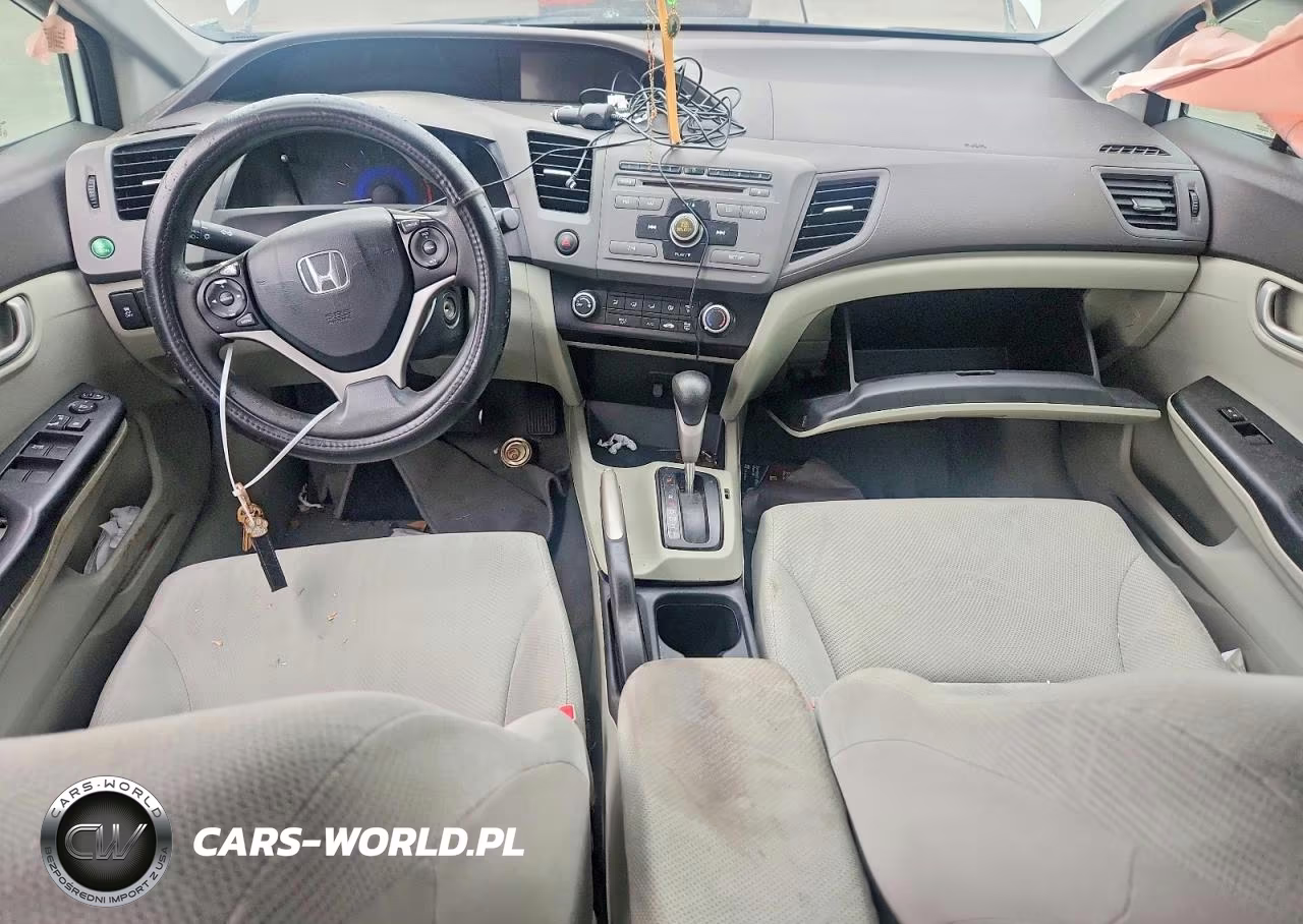 2012 Honda Civic Lx VIN:2HGFB2F57CH317018 - 8