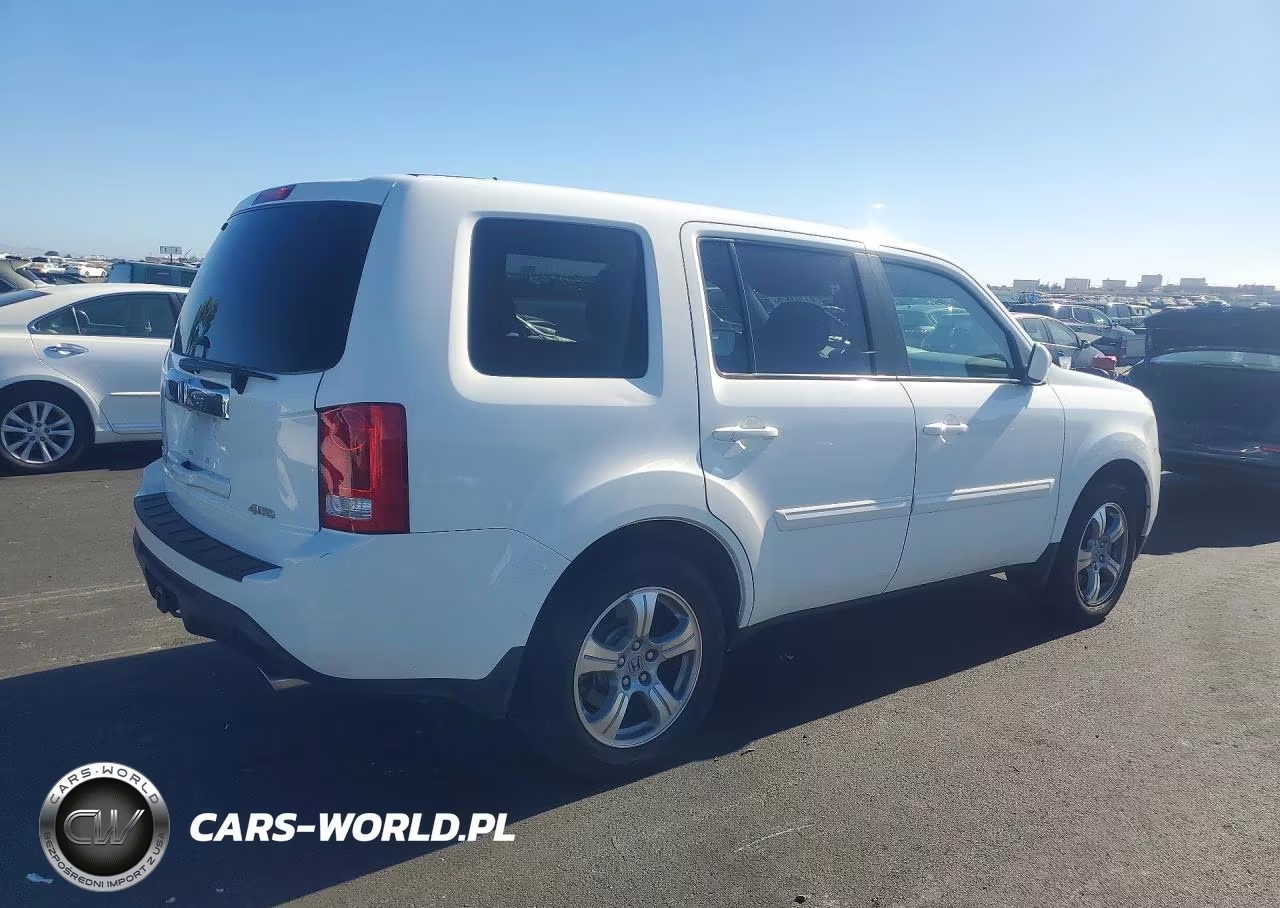 2014 Honda Pilot Exl VIN:5FNYF4H52EB026844 - 3