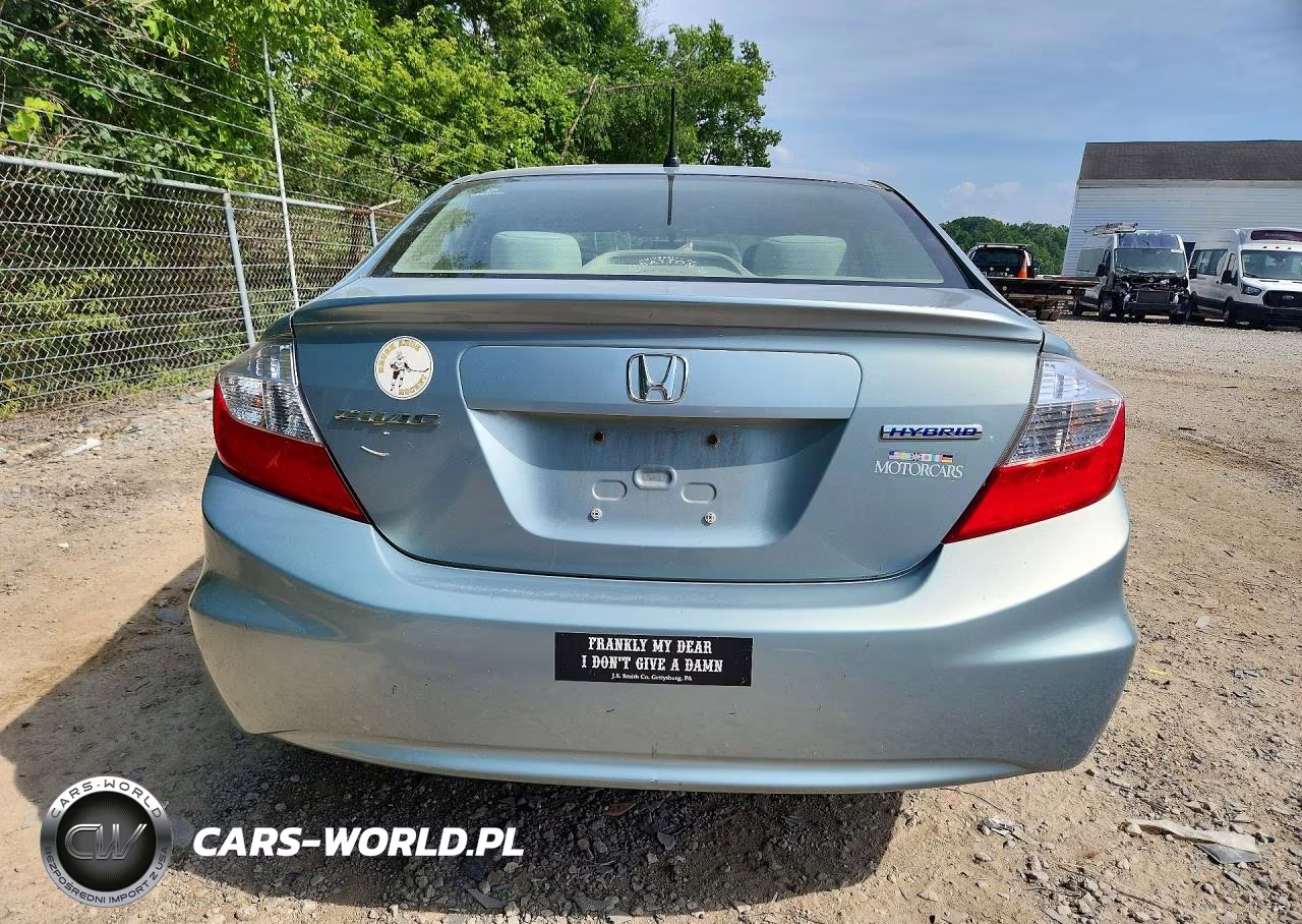 2012 Honda Civic Hybrid VIN:JHMFB4F26CS004386 - 6