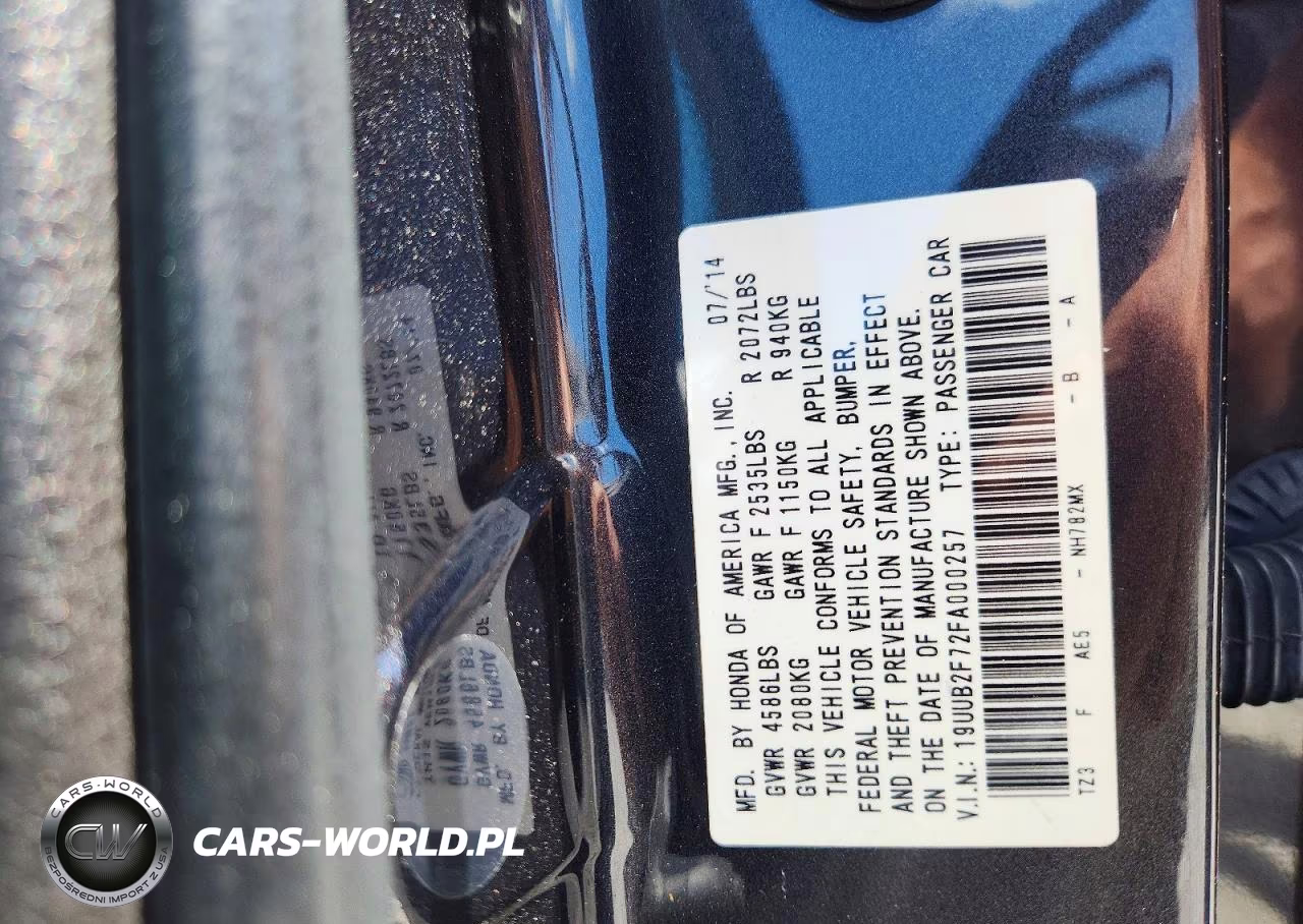 2015 Acura Tlx Advance VIN:19UUB2F72FA000257 - 12