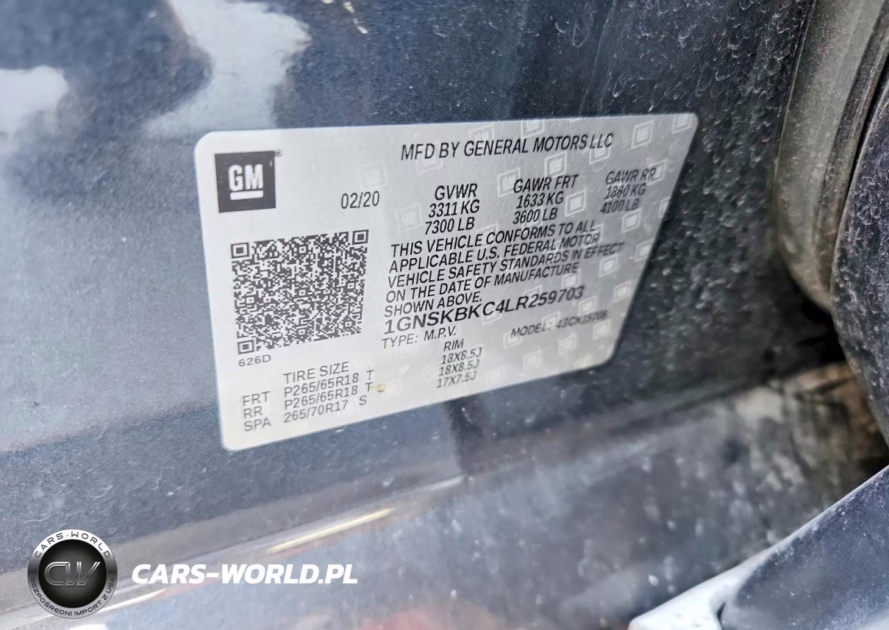 2020 Chevrolet Tahoe K1500 Lt VIN:1GNSKBKC4LR259703 - 12