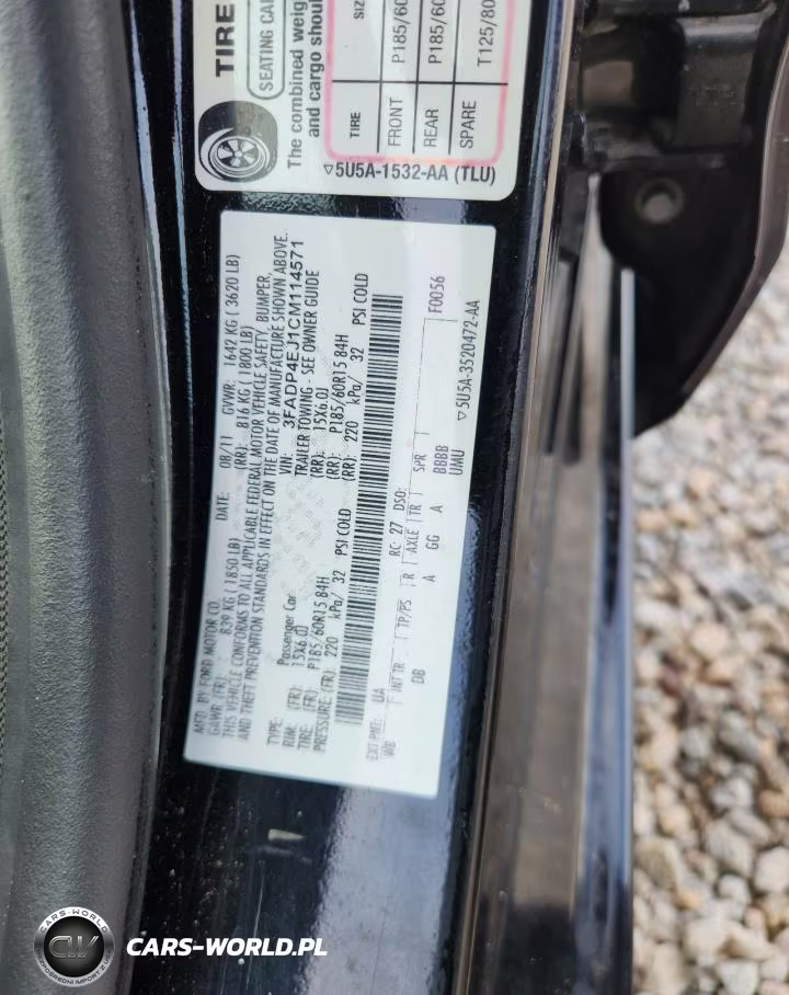 2012 Ford Fiesta Se VIN:3FADP4EJ1CM114571 - 12
