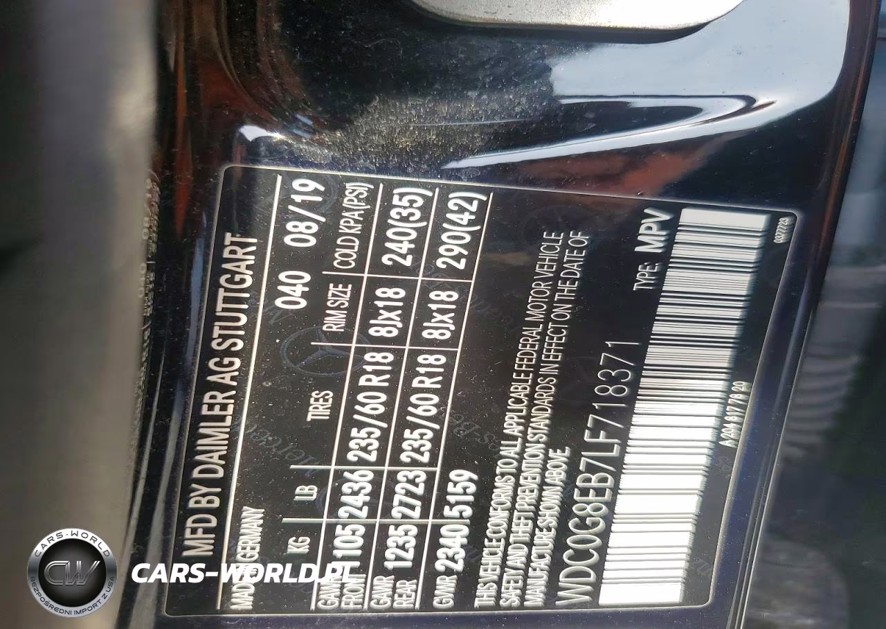2020 Mercedes-Benz Glc 300 4Matic VIN:WDC0G8EB7LF718371 - 13