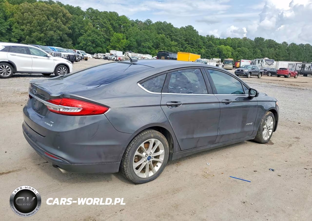 2018 Ford Fusion Se Hybrid VIN:3FA6P0LU4JR186007 - 3