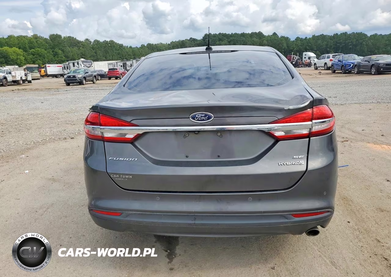 2018 Ford Fusion Se Hybrid VIN:3FA6P0LU4JR186007 - 6