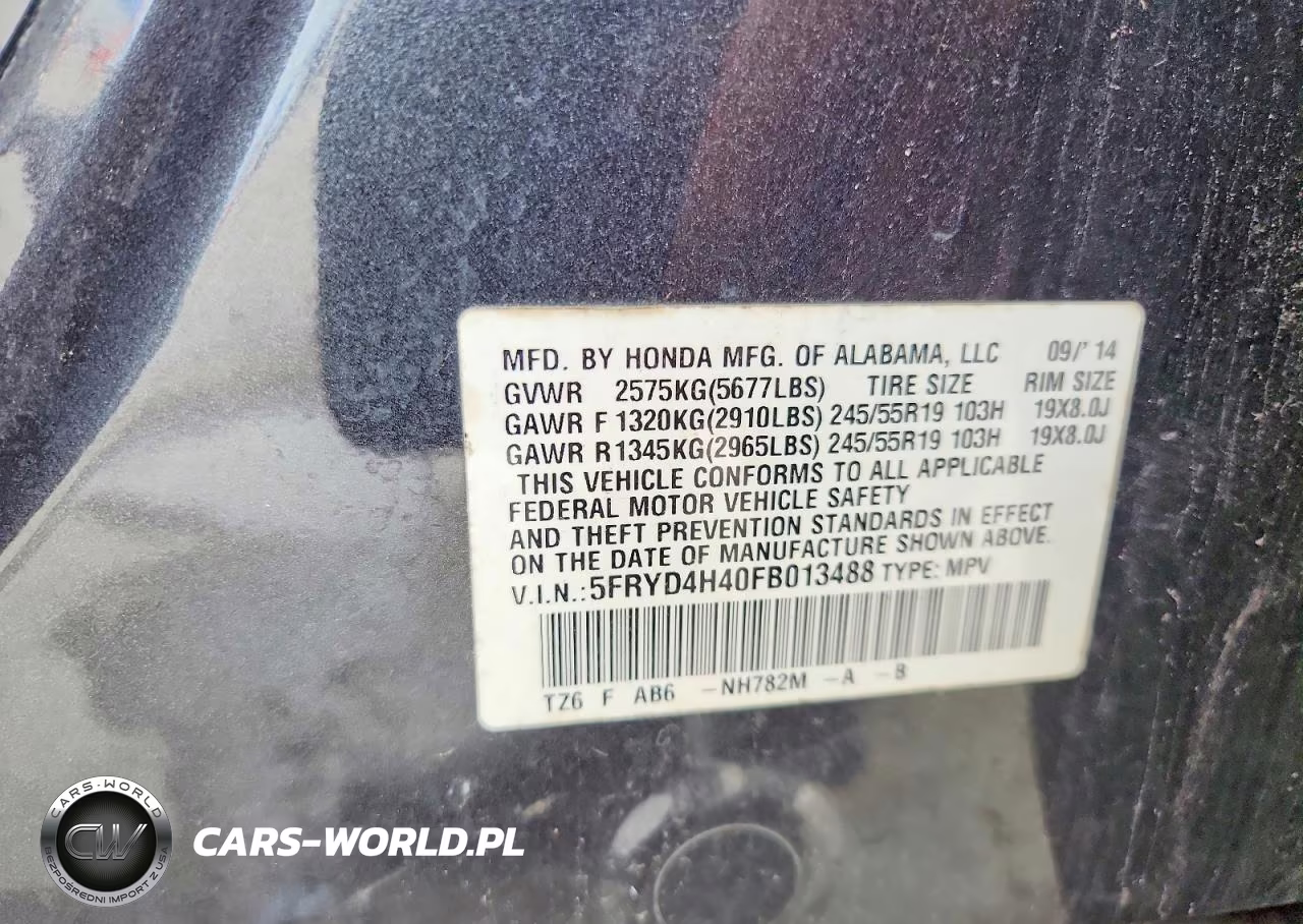 2015 Acura Mdx Technology VIN:5FRYD4H40FB013488 - 13