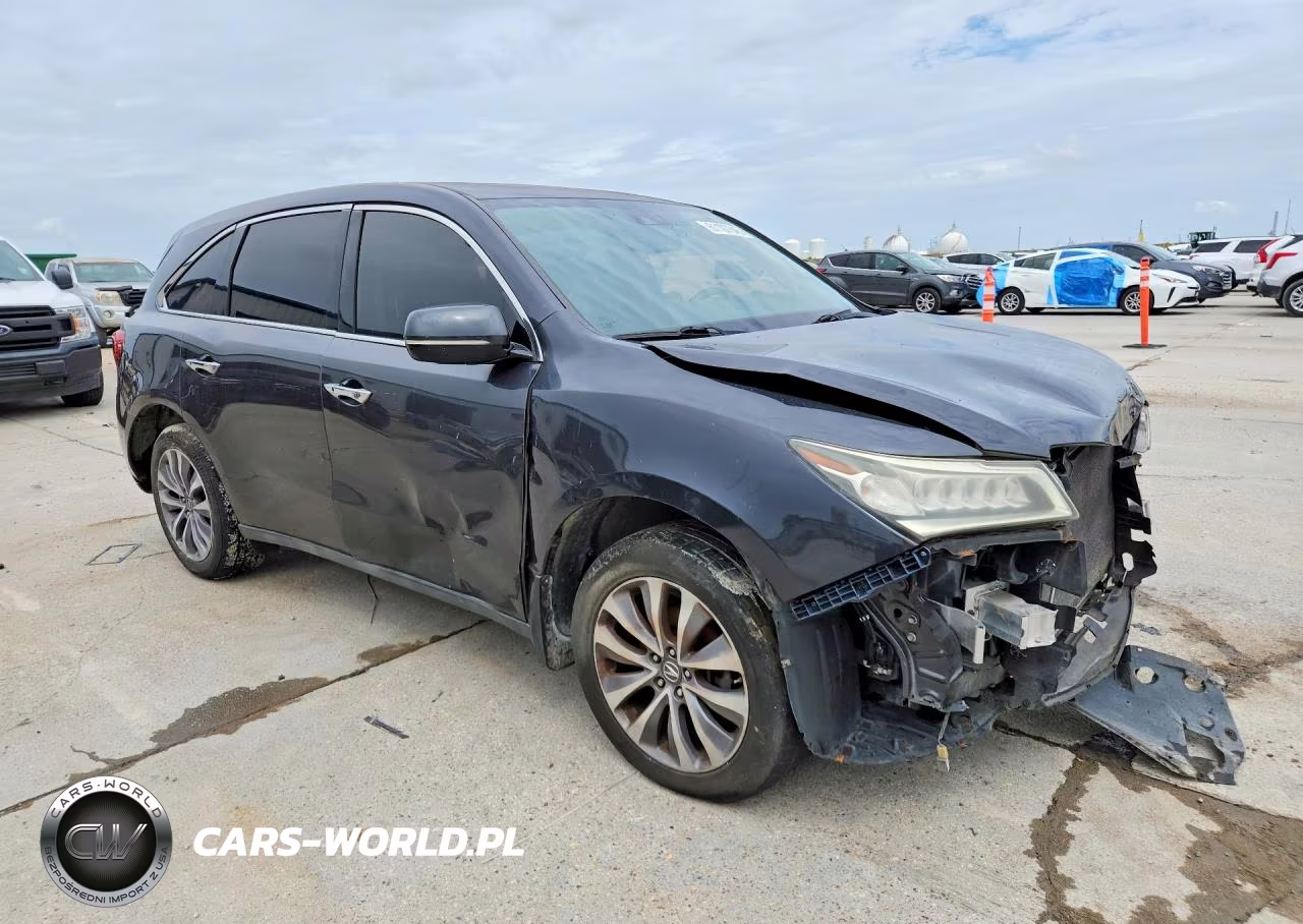 2015 Acura Mdx Technology VIN:5FRYD4H40FB013488 - 4