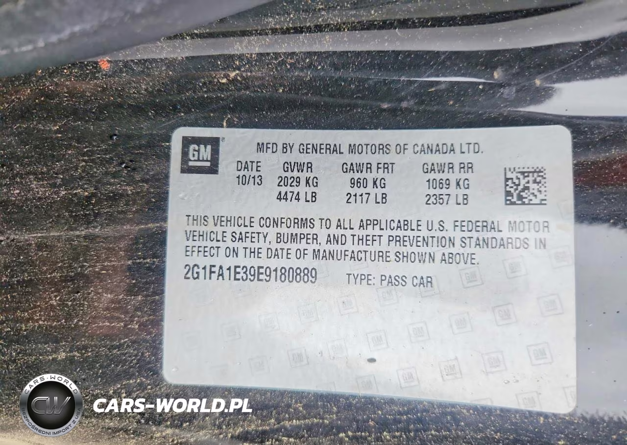 2014 Chevrolet Camaro Ls VIN:2G1FA1E39E9180889 - 13