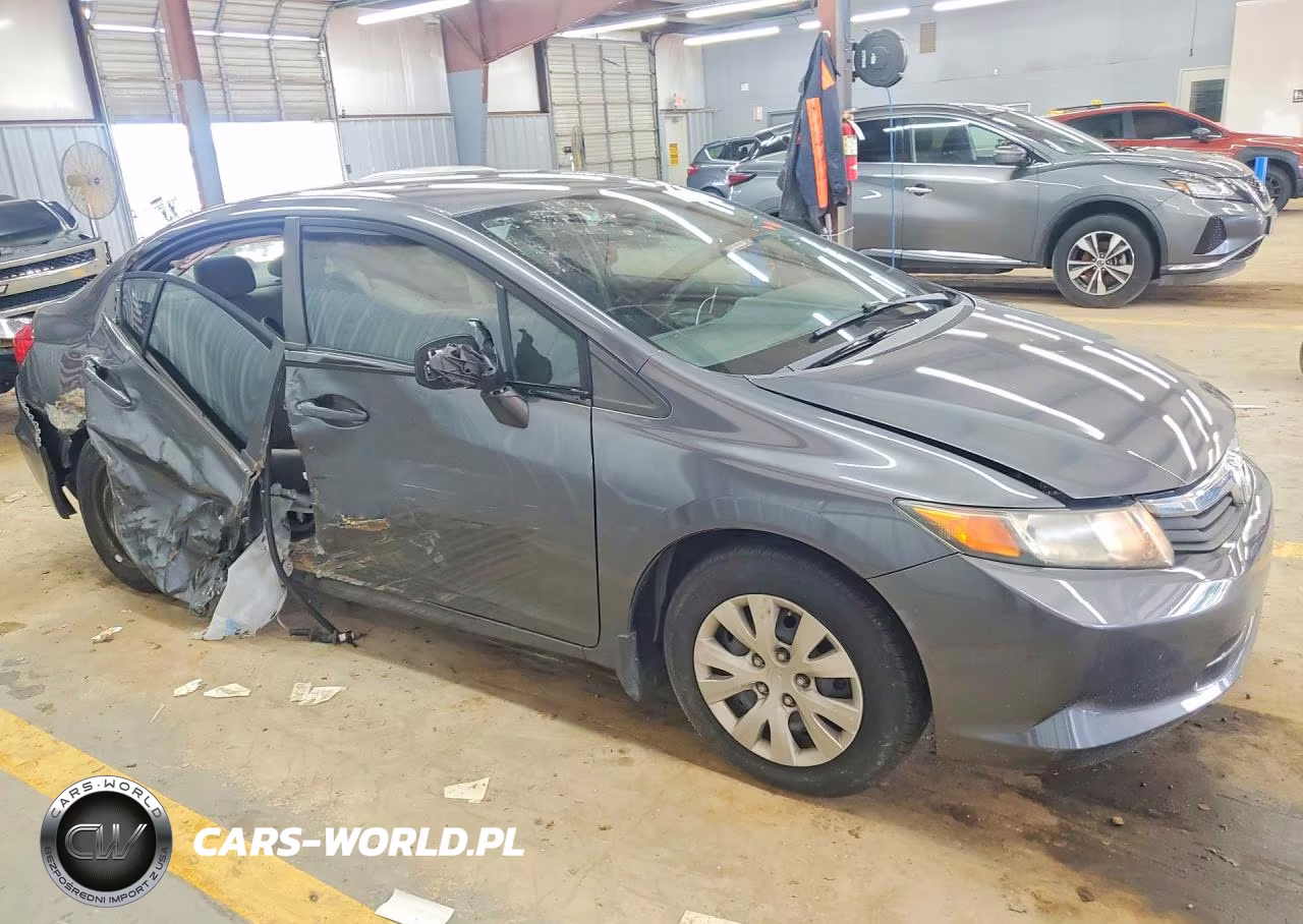 2012 Honda Civic Lx VIN:19XFB2F59CE055867 - 4