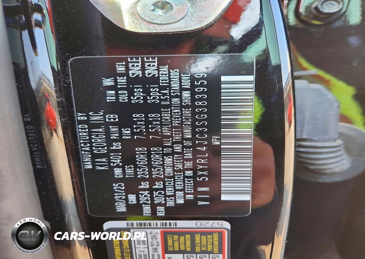 2025 Kia Sorento S VIN:5XYRL4JC3SG383959 - 13