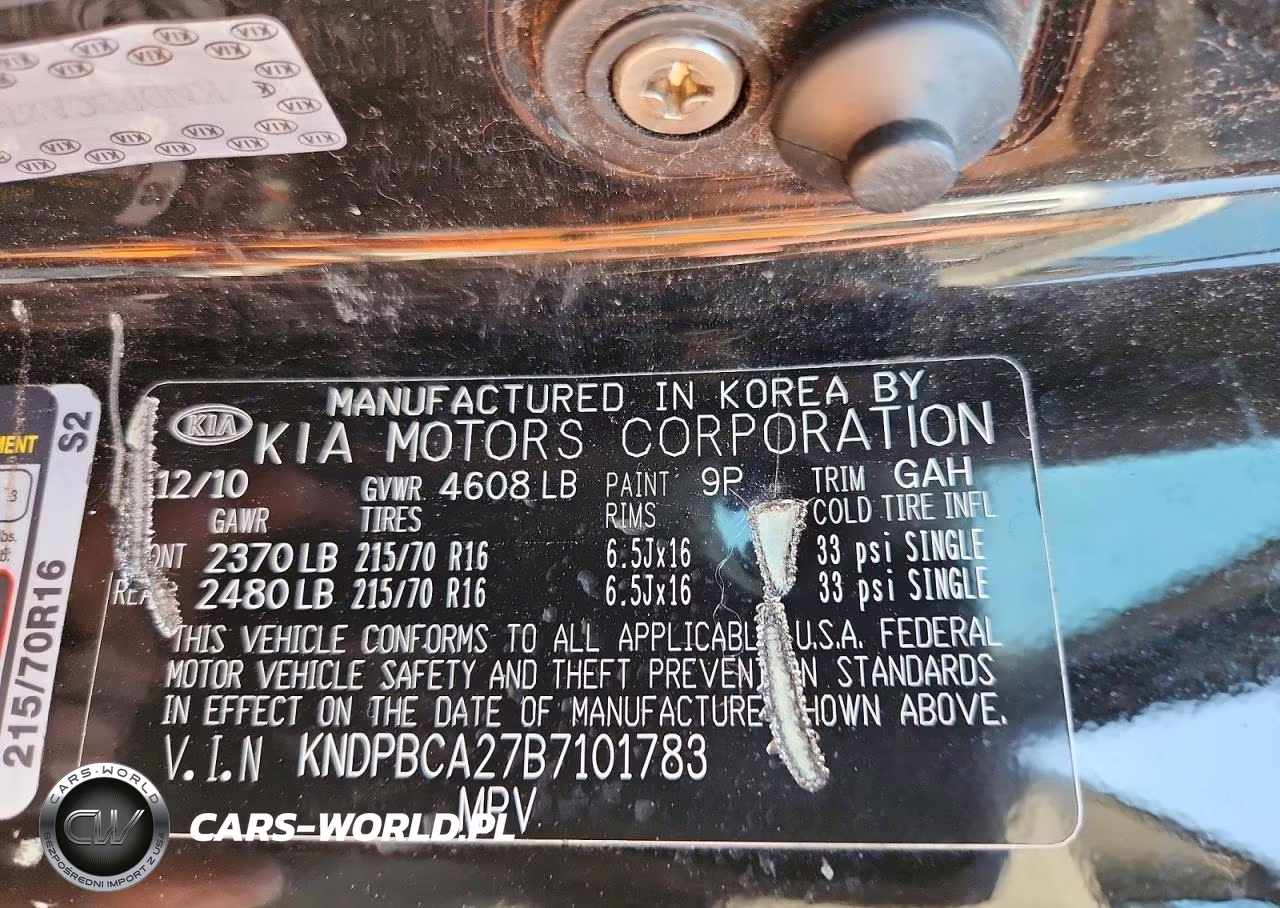2011 Kia Sportage Lx VIN:KNDPBCA27B7101783 - 13