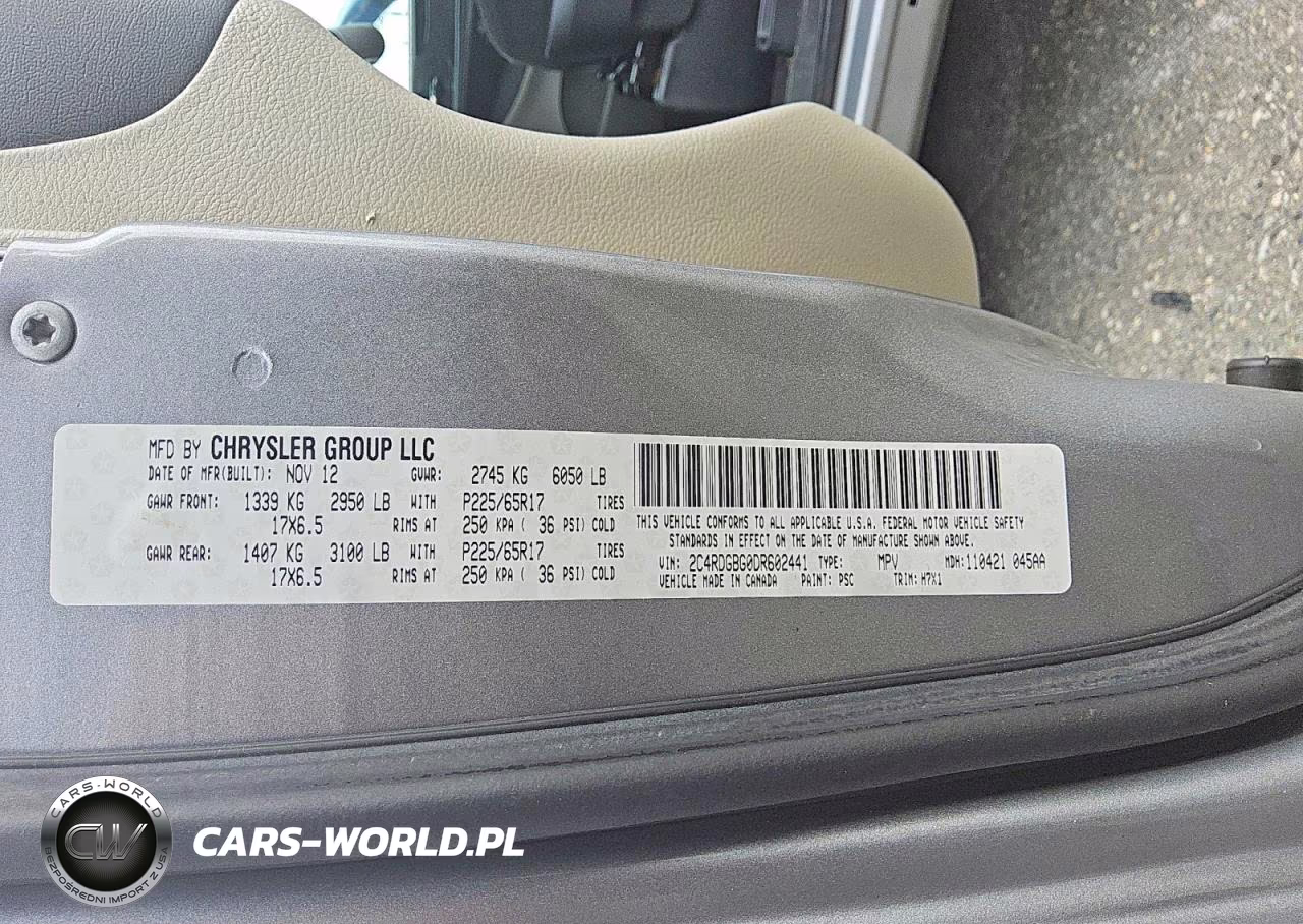2013 Dodge Grand Caravan Se VIN:2C4RDGBG0DR602441 - 13