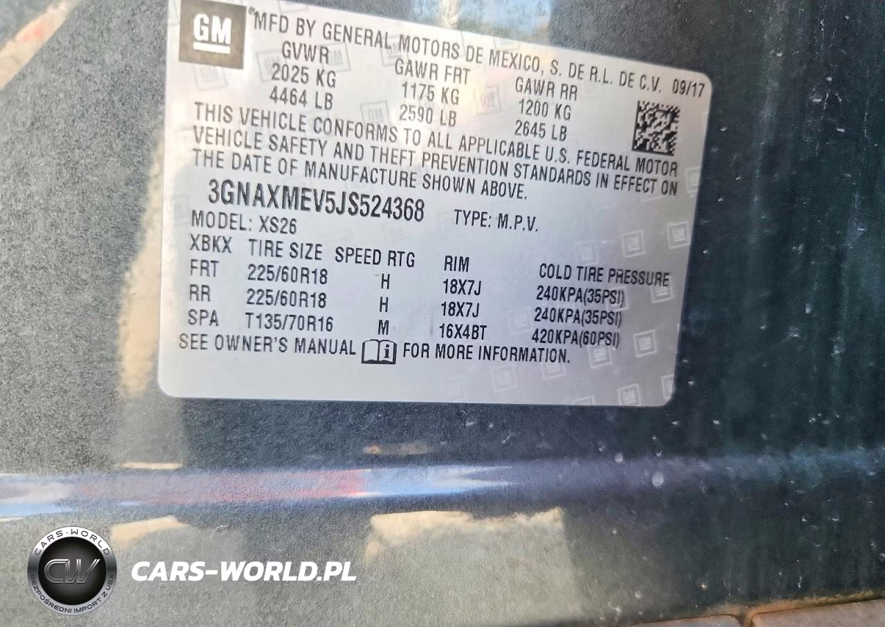 2018 Chevrolet Equinox Premier VIN:3GNAXMEV5JS524368 - 13