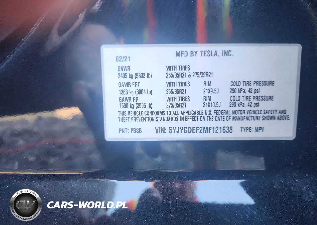 2021 Tesla Model Y VIN:5YJYGDEF2MF121638 - 13