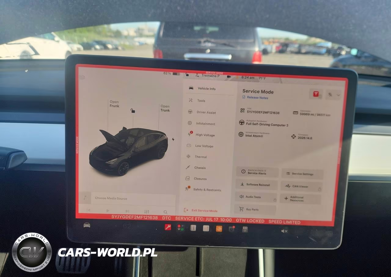 2021 Tesla Model Y VIN:5YJYGDEF2MF121638 - 9
