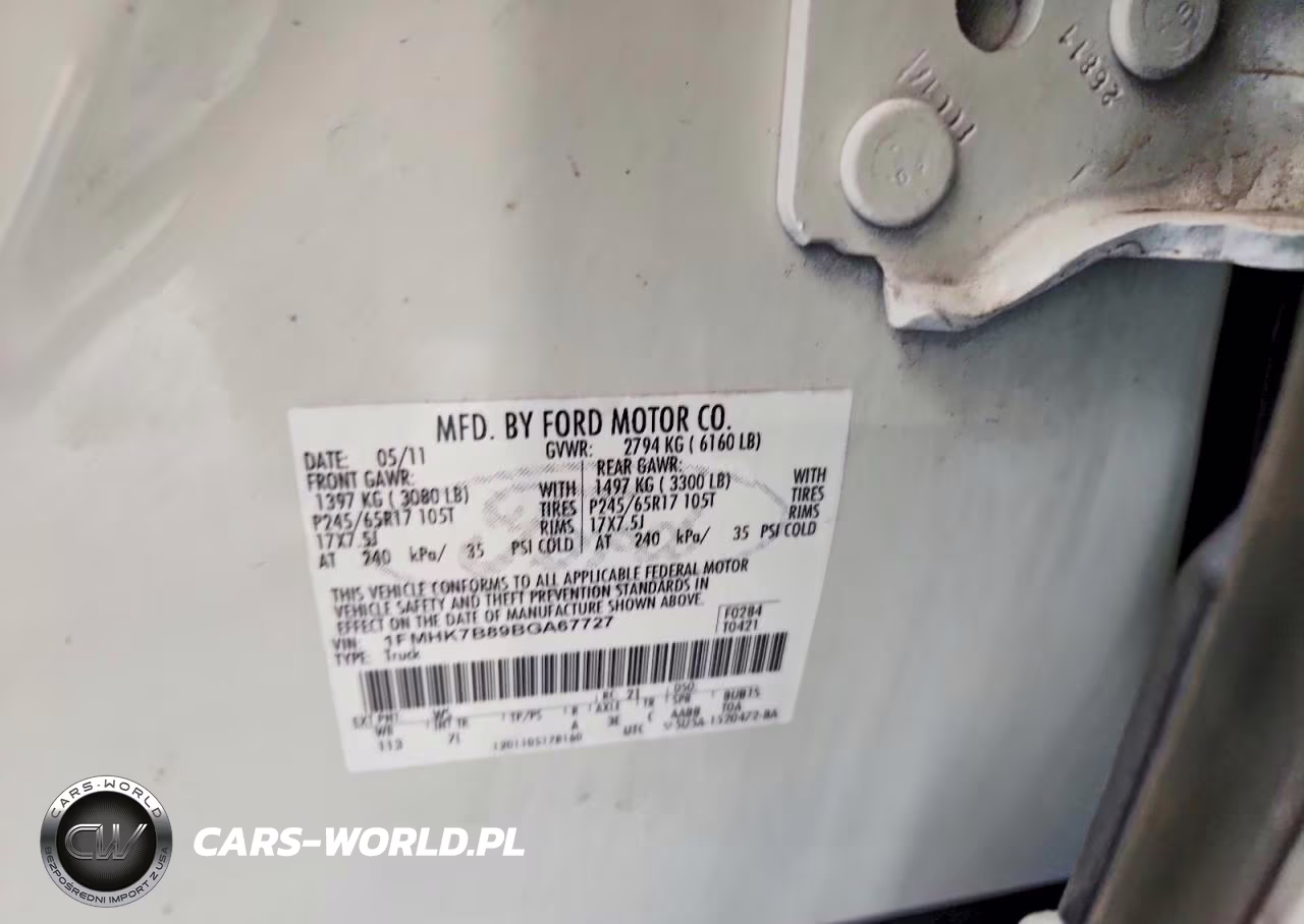 2011 Ford Explorer VIN:1FMHK7B89BGA67727 - 13