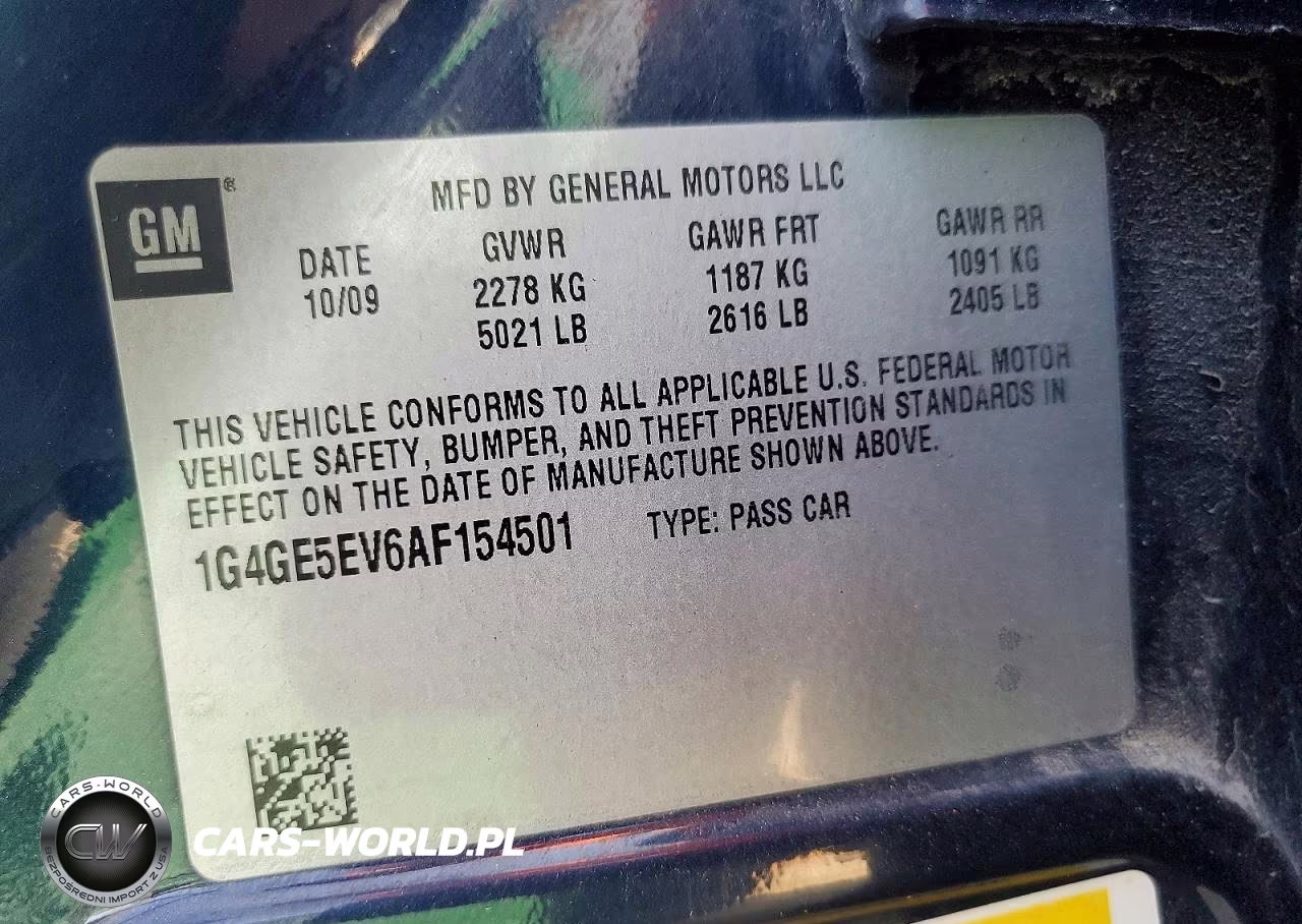 2010 Buick Lacrosse Cxs VIN:1G4GE5EV6AF154501 - 13