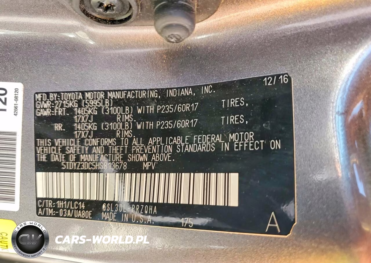 2017 Toyota Sienna Xle 8-Passenger VIN:5TDYZ3DC5HS813678 - 14