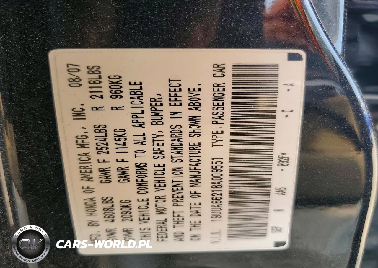 2008 Acura Tl VIN:19UUA66218A009551 - 12