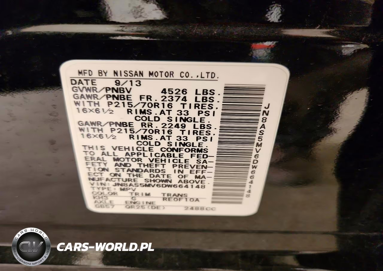 2013 Nissan Rogue S VIN:JN8AS5MV6DW664148 - 13