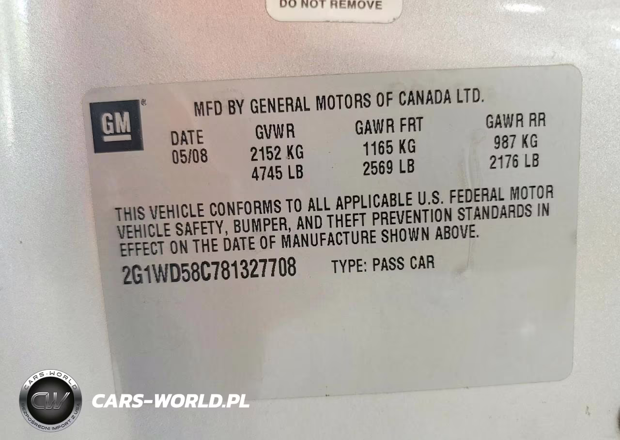 2008 Chevrolet Impala Super Sport VIN:2G1WD58C781327708 - 12