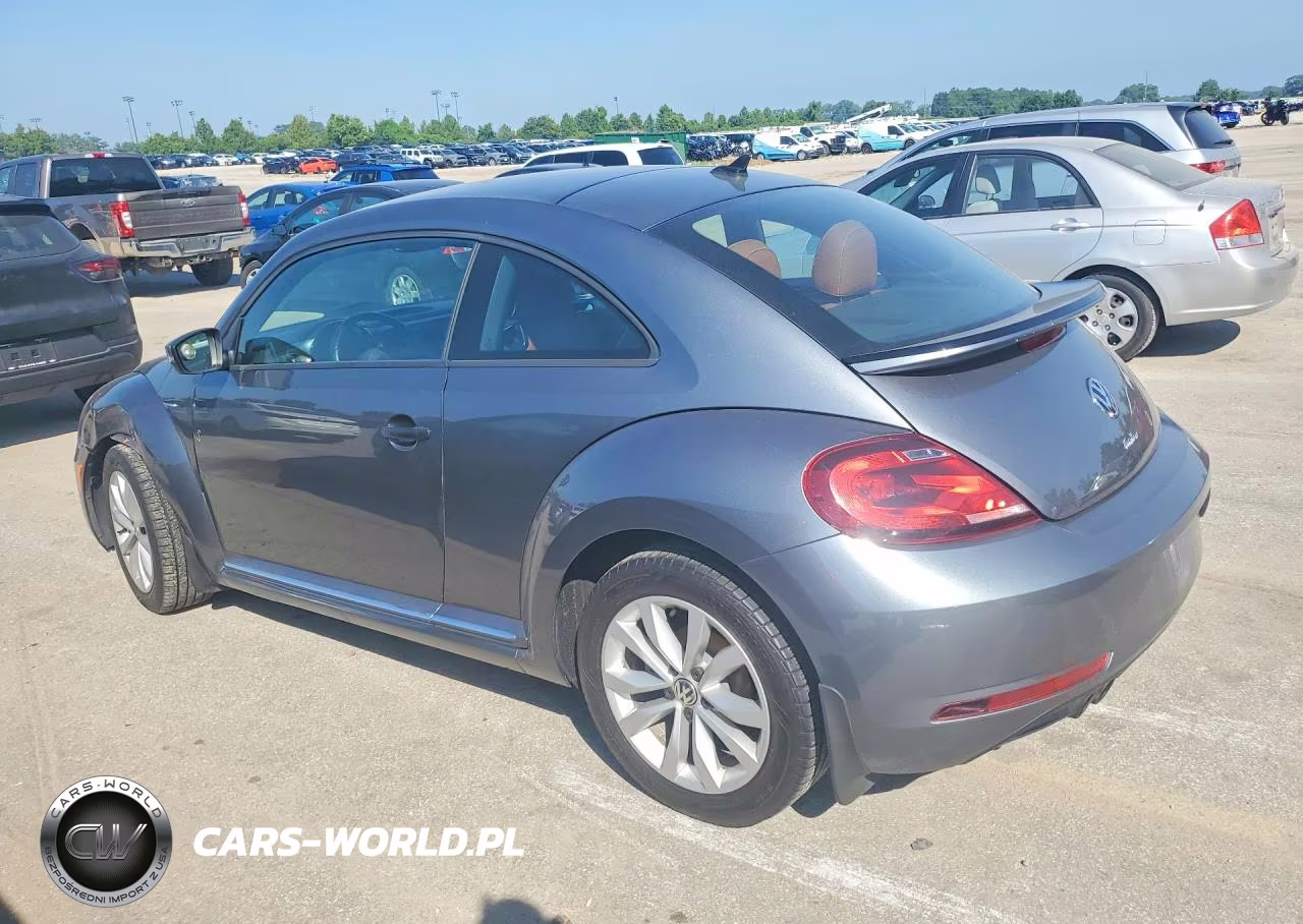 2017 Volkswagen Beetle 1.8T-S-Classic-Pink VIN:3VWF17AT9HM627262 - 2