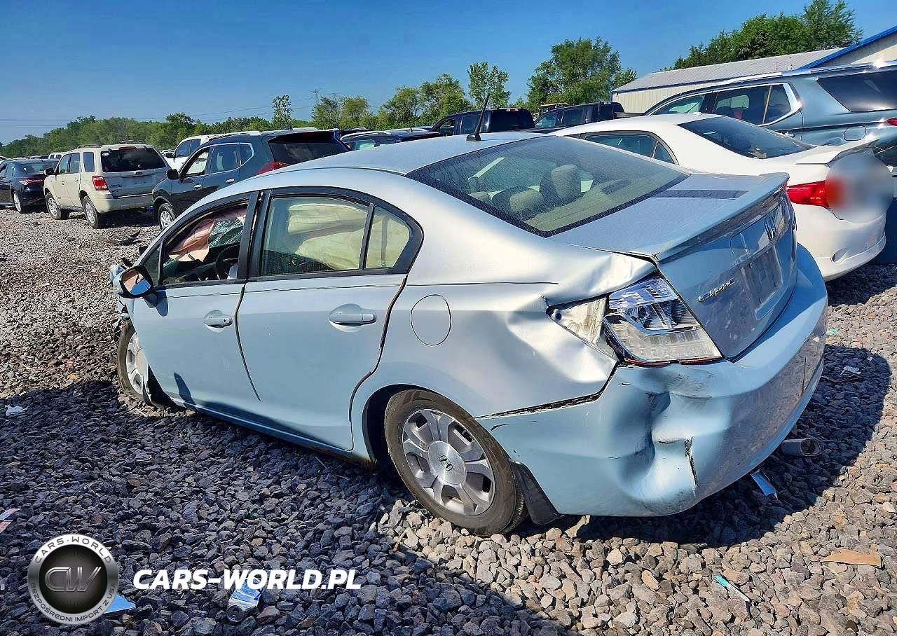 2012 Honda Civic Hybrid VIN:JHMFB4F28CS001800 - 2