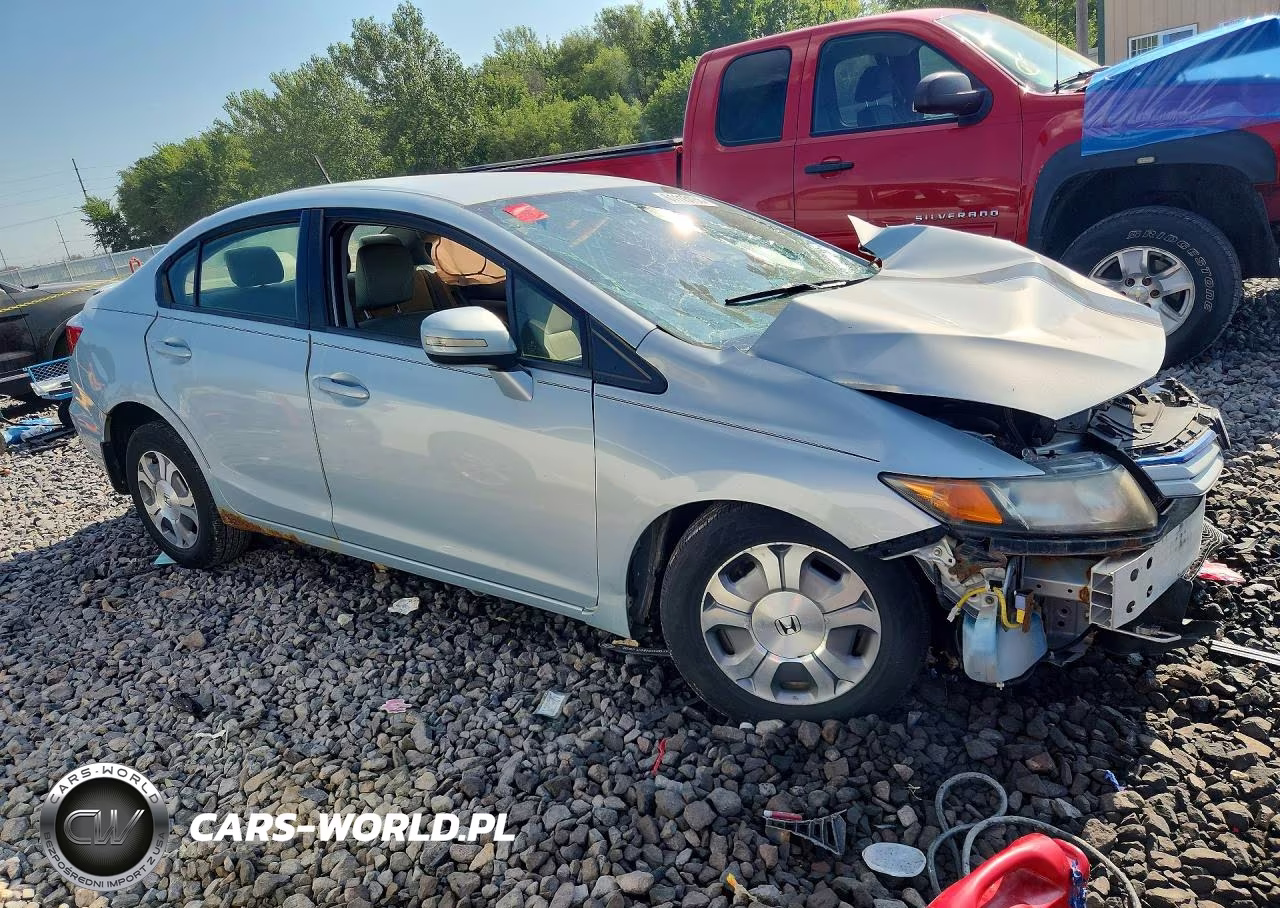 2012 Honda Civic Hybrid VIN:JHMFB4F28CS001800 - 4