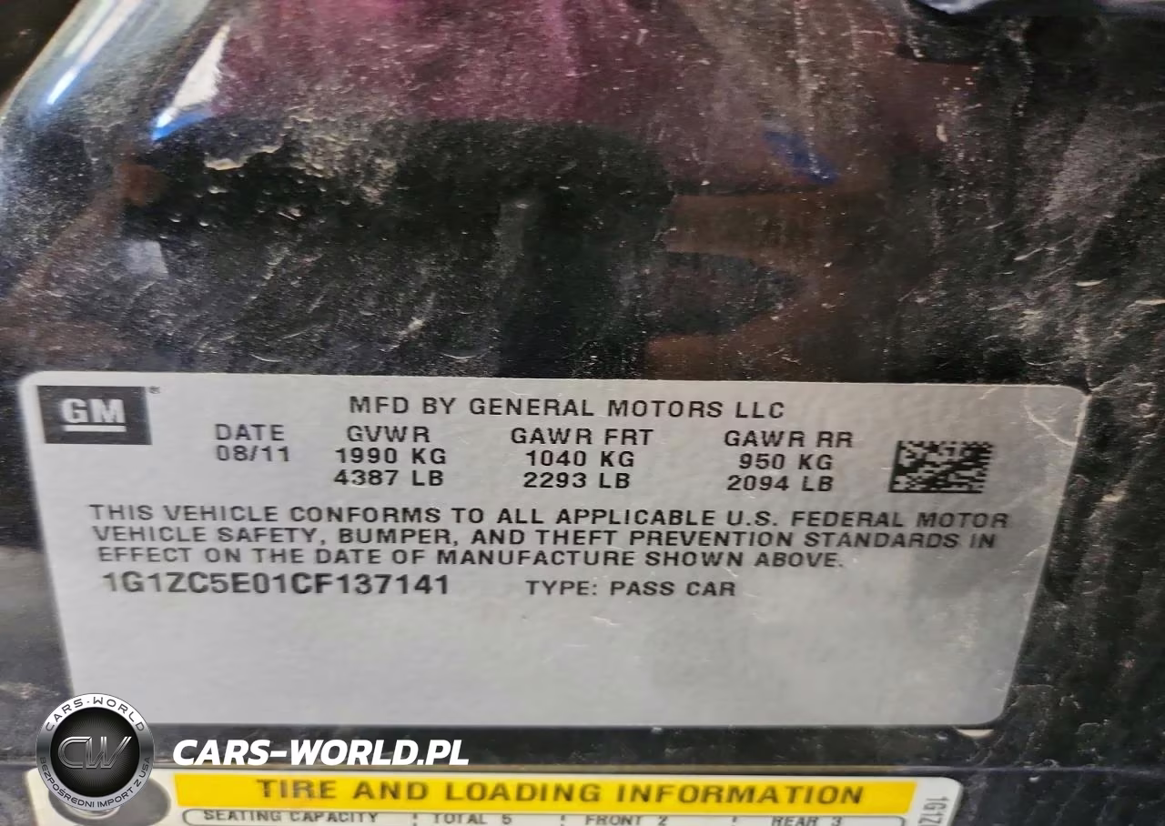 2012 Chevrolet Malibu 1Lt VIN:1G1ZC5E01CF137141 - 12