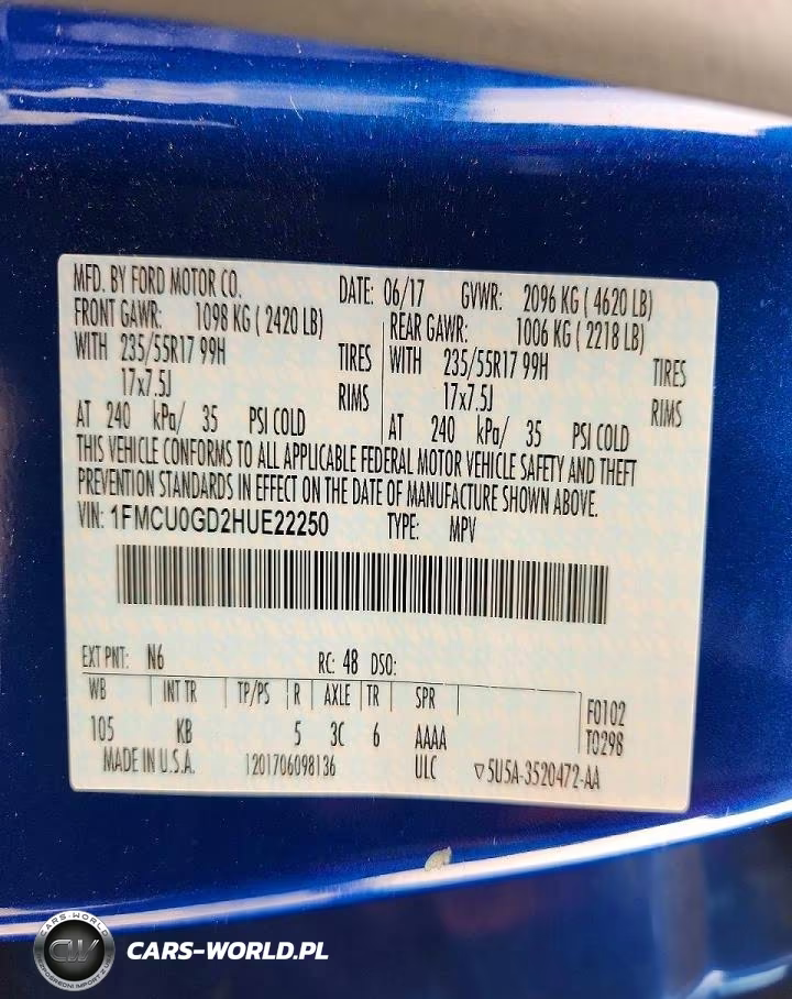 2017 Ford Escape Se VIN:1FMCU0GD2HUE22250 - 13