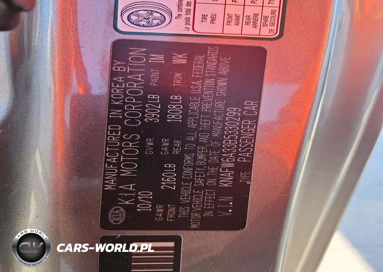 2011 Kia Forte Sx VIN:KNAFW6A33B5330299 - 12