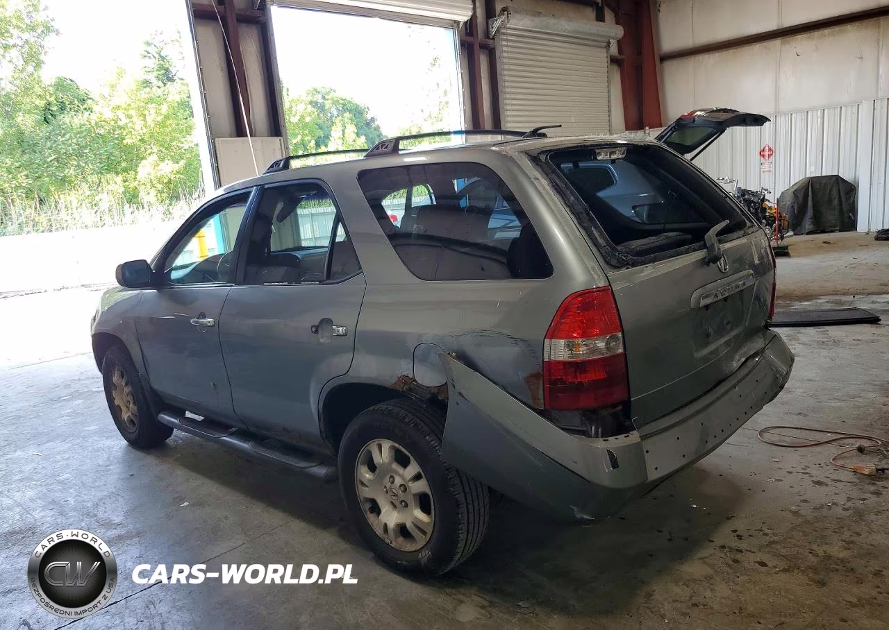 2001 Acura Mdx VIN:2HNYD18211H537356 - 2
