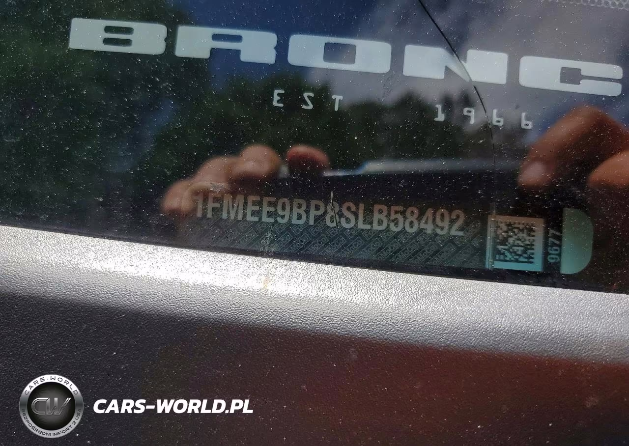 2025 Ford Bronco Badlands VIN:1FMEE9BP8SLB58492 - 12