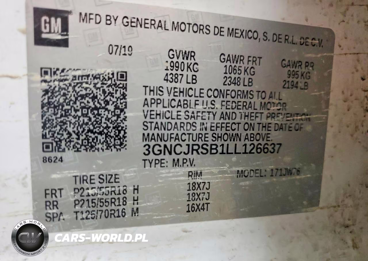 2020 Chevrolet Trax Premier VIN:3GNCJRSB1LL126637 - 13