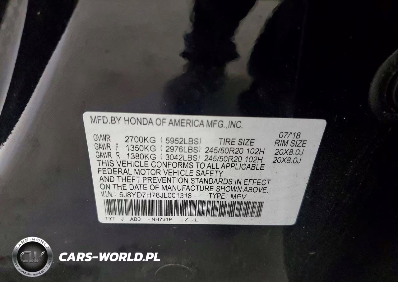 2018 Acura Mdx Sport Hybrid Advance VIN:5J8YD7H78JL001318 - 13