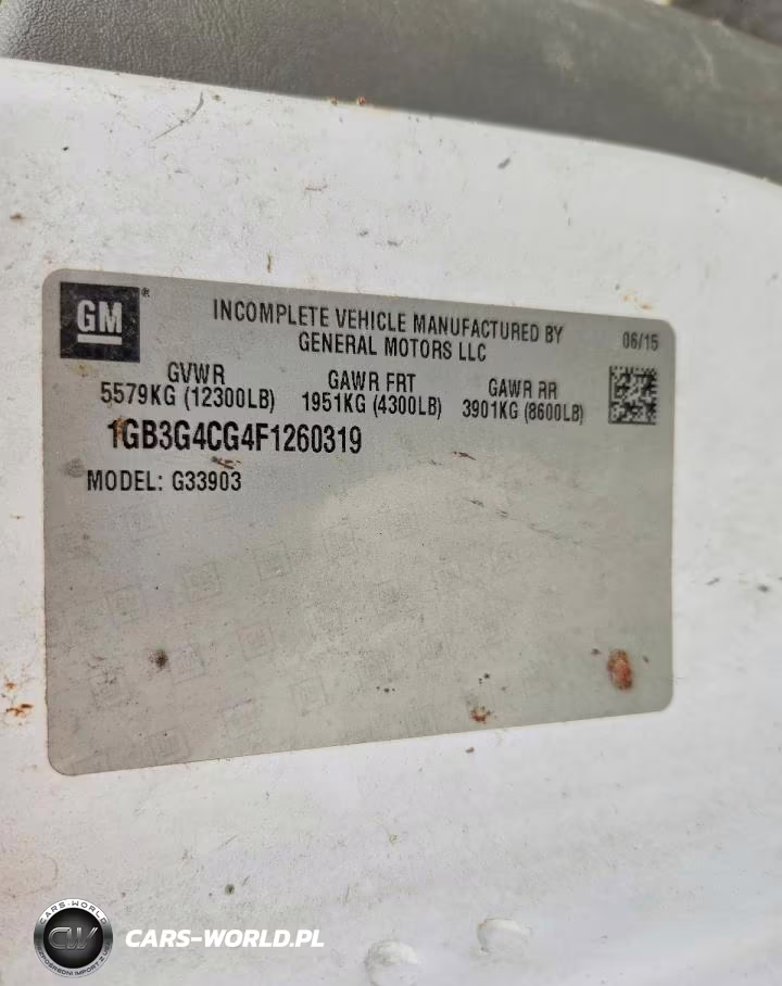 2015 Chevrolet Express Box Truck VIN:1GB3G4CG4F1260319 - 14